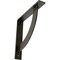 Ekena Millwork Bulwark Steel Bracket, Antiqued Warm Silver 2"W x 12"D x 12"H BKTM02X12X12BUAWS - alternate 1